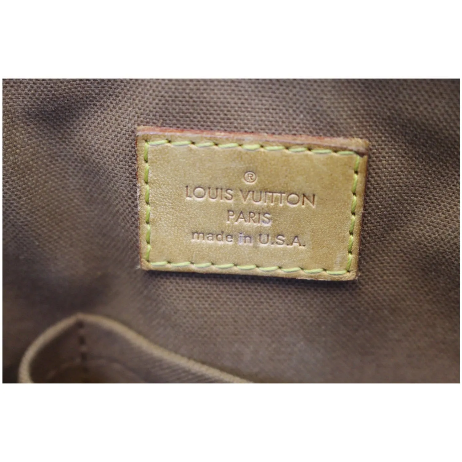 LOUIS VUITTON Tivoli PM Monogram Canvas Shoulder Bag Brown