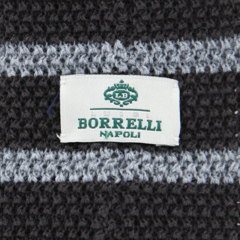 Luigi Borrelli Brown Wool Tie