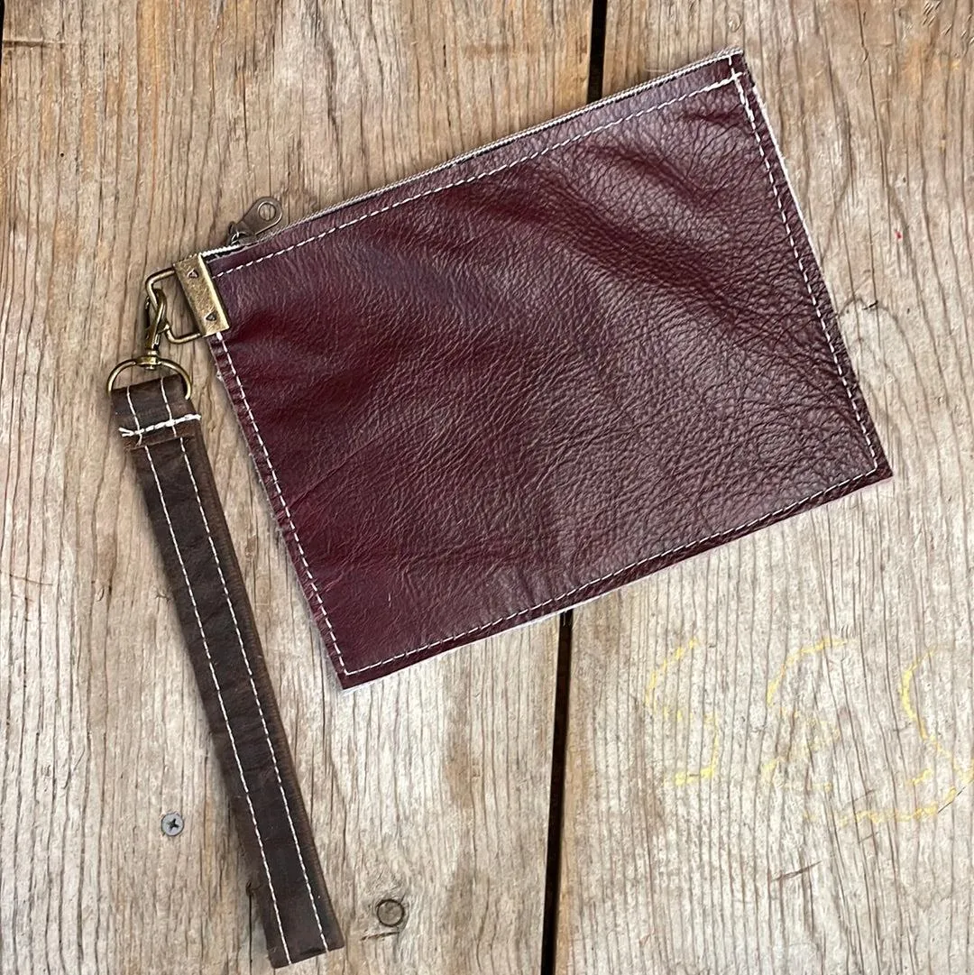 Make-up bag - Light Brindle w/ Cucumber Melon Tool