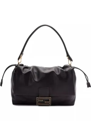 mamma baguette large nappa leather bag