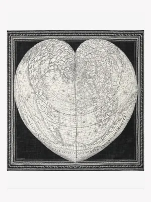 Mappemonde Square Wool Scarf