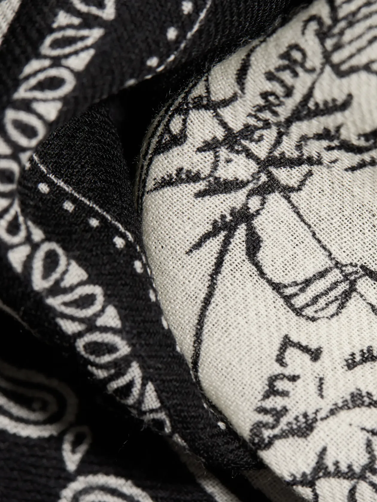 Mappemonde Square Wool Scarf