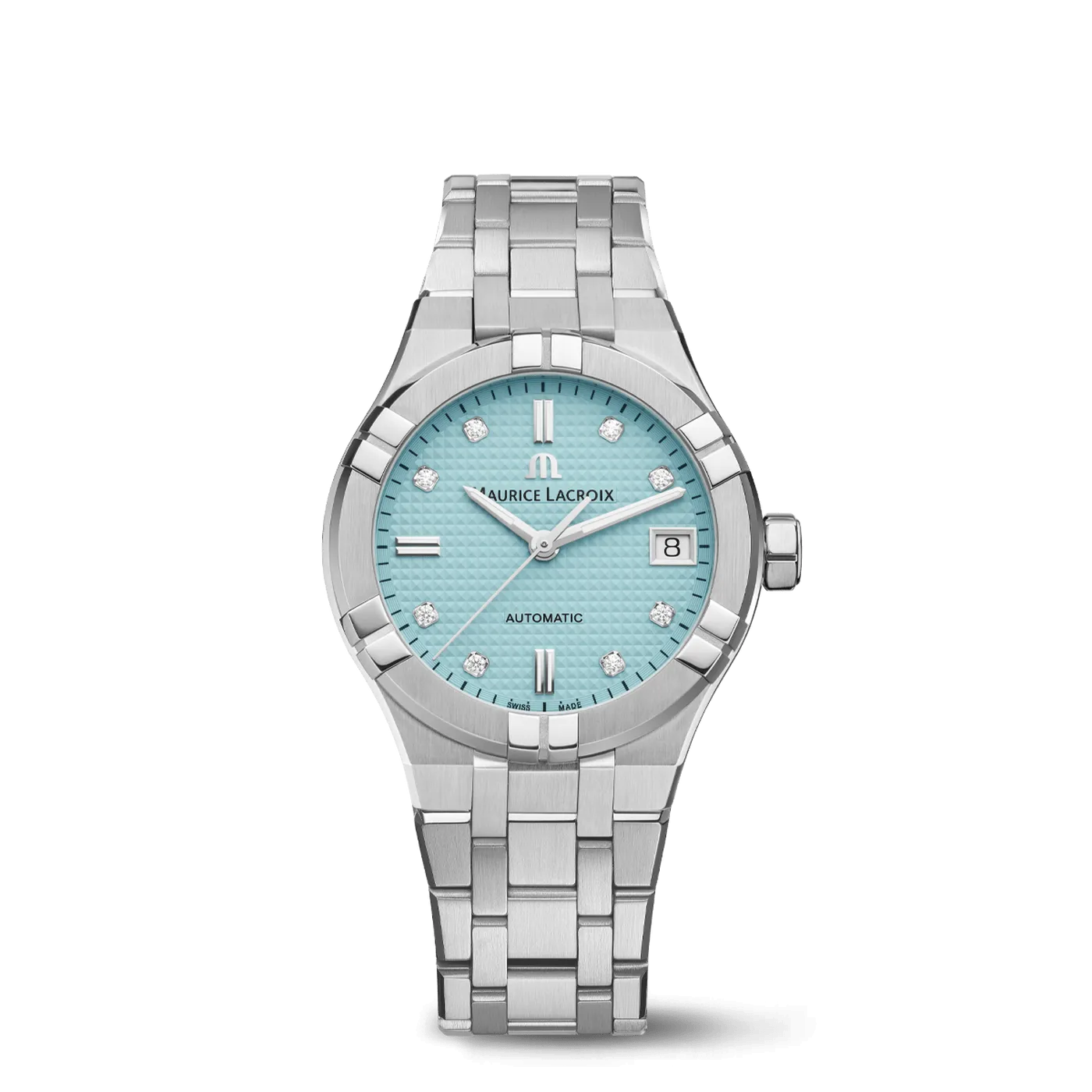 Maurice Lacroix AIKON 35mm Turquoise Limited Summer Edition Women's Watch AI6006-SS00F-451-C