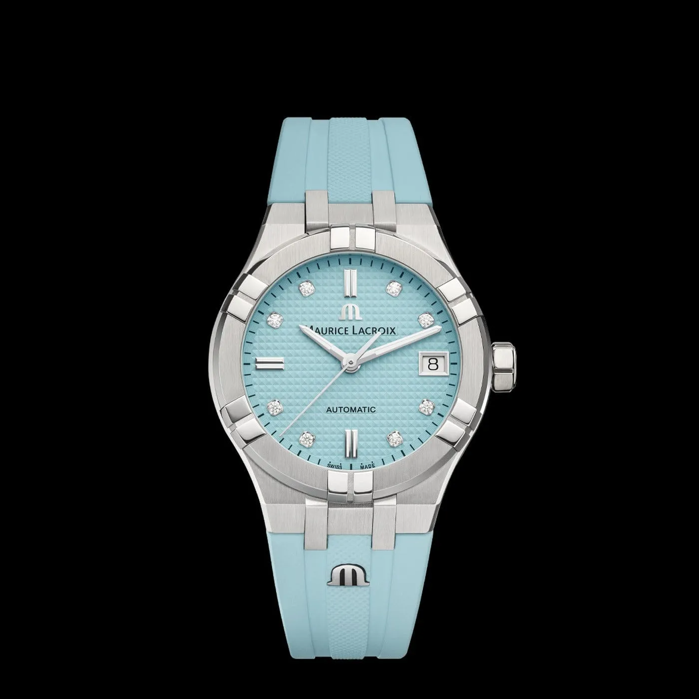 Maurice Lacroix AIKON 35mm Turquoise Limited Summer Edition Women's Watch AI6006-SS00F-451-C