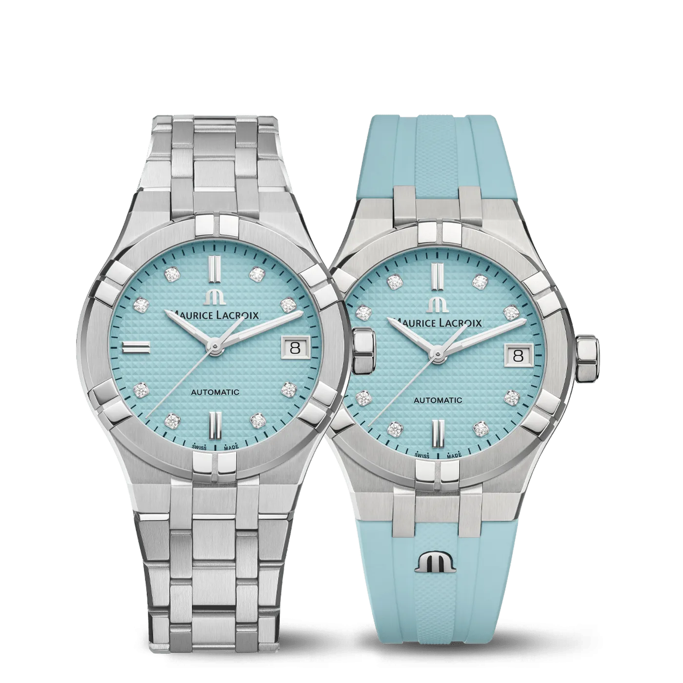 Maurice Lacroix AIKON 35mm Turquoise Limited Summer Edition Women's Watch AI6006-SS00F-451-C