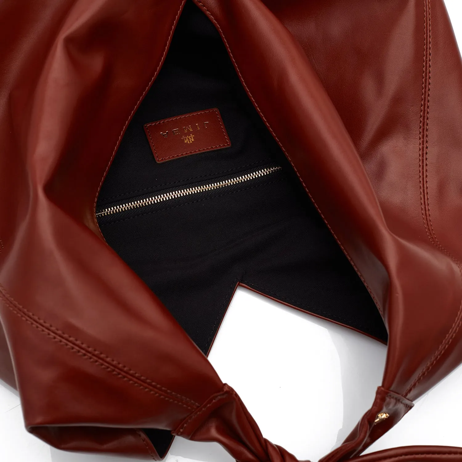 Maxi Ritz In Walnut Brown Leather