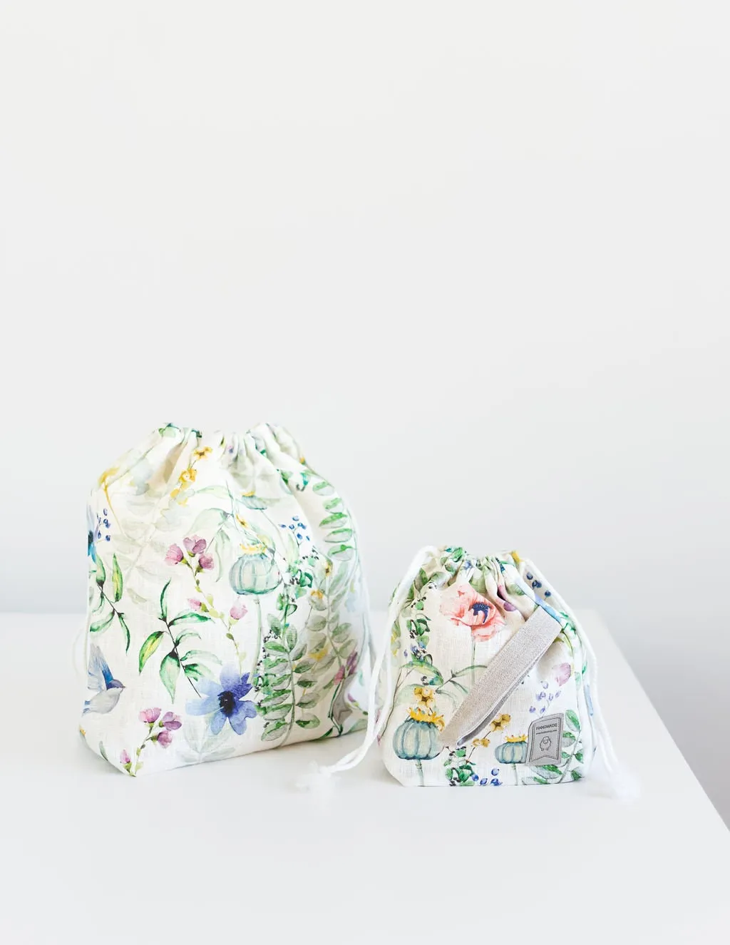 Meadow Print Small Project Bag.