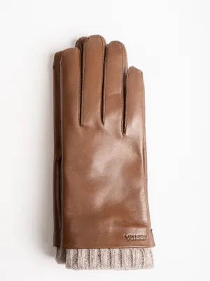 megan gloves - light brown