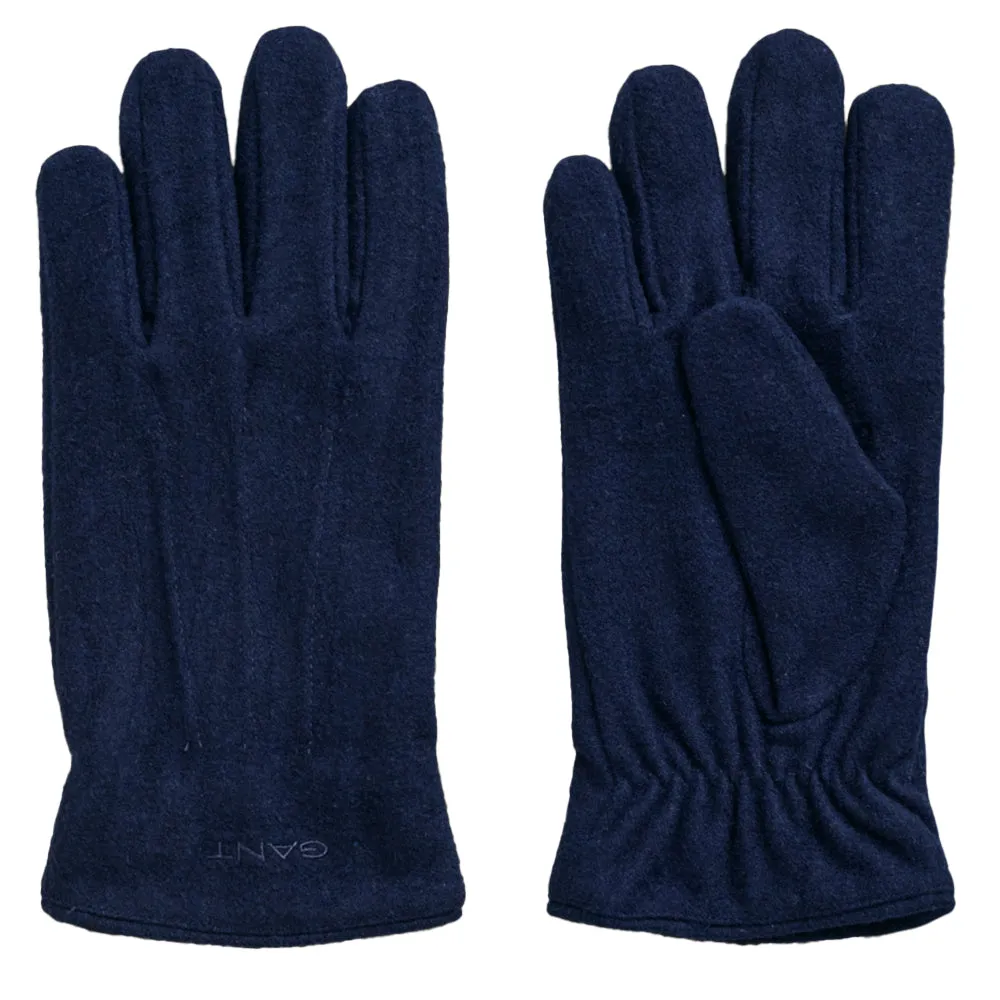 Melton Gloves, Navy