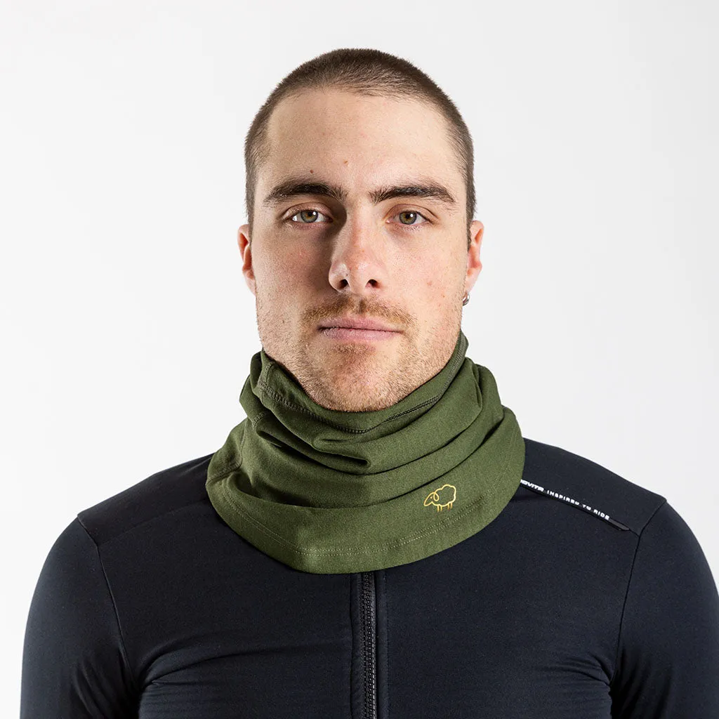 Merino Winter Weight Collar VitaTube (Olive)