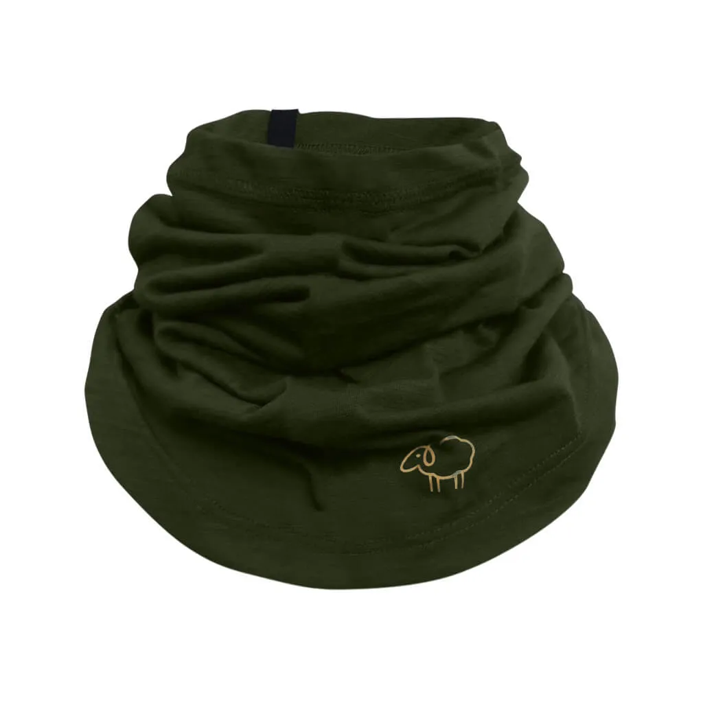 Merino Winter Weight Collar VitaTube (Olive)