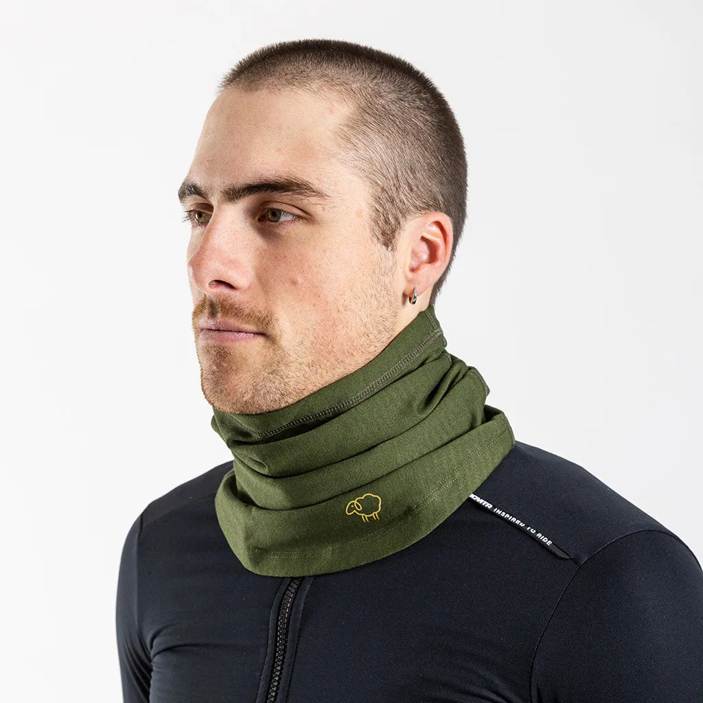 Merino Winter Weight Collar VitaTube (Olive)