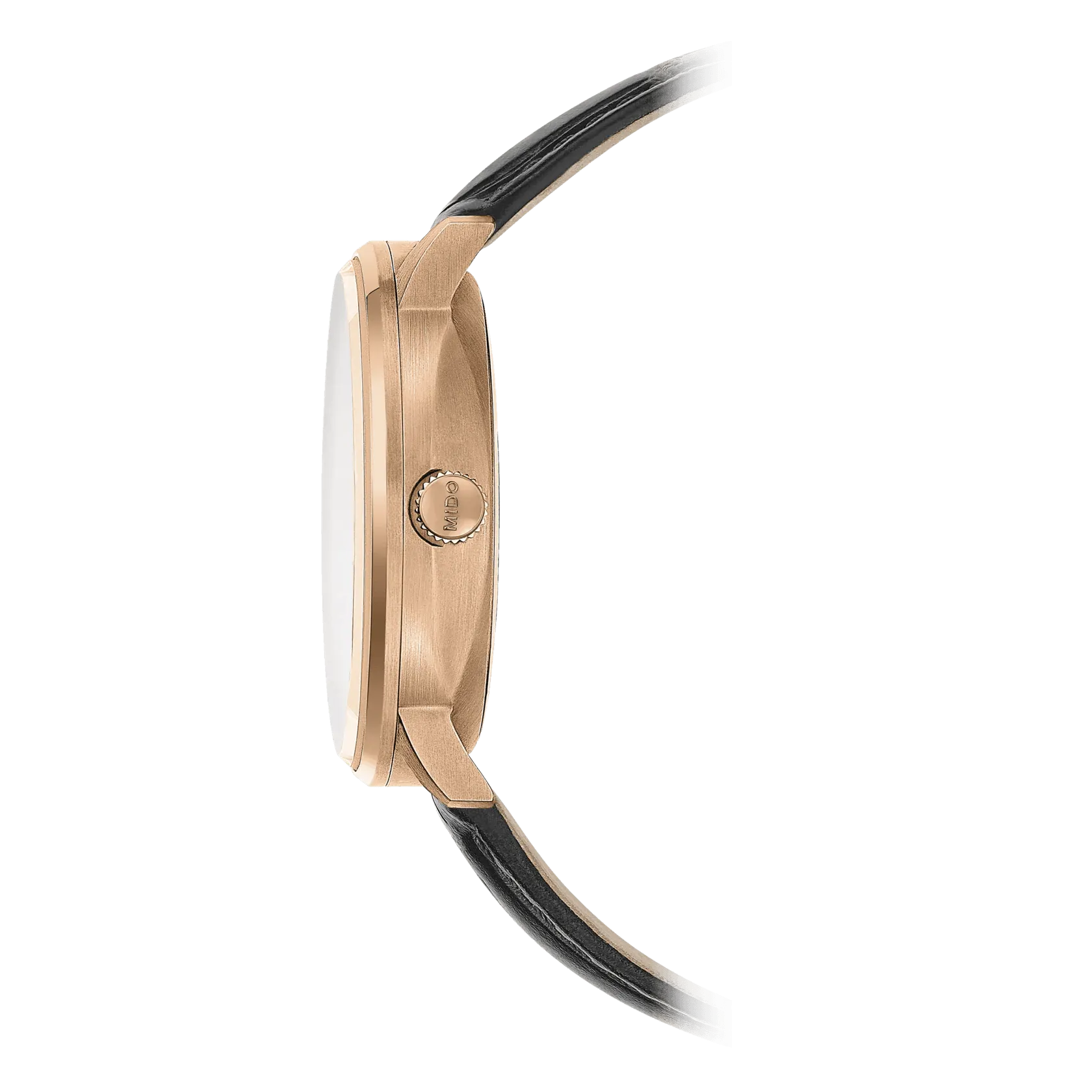 Mido Commander Gradient Rose Gold PVD Skeleton Dial Men's Watch M0214073641100