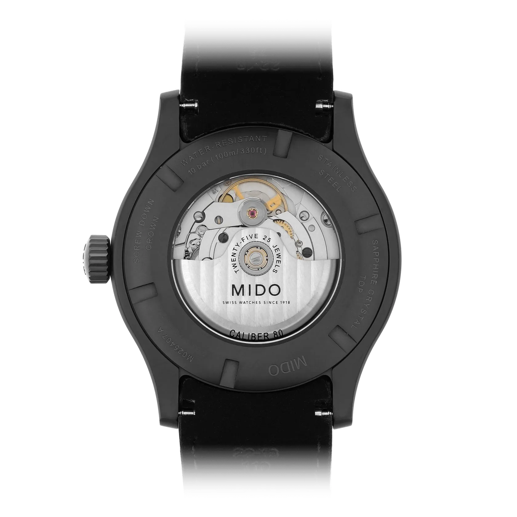 Mido Multifort Adventure Anthracite PVD Men's Watch M0254073606110