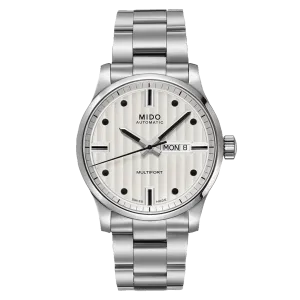 Mido Multifort Classic Silver Dial Stainless Steel Men's Watch M0054301103180