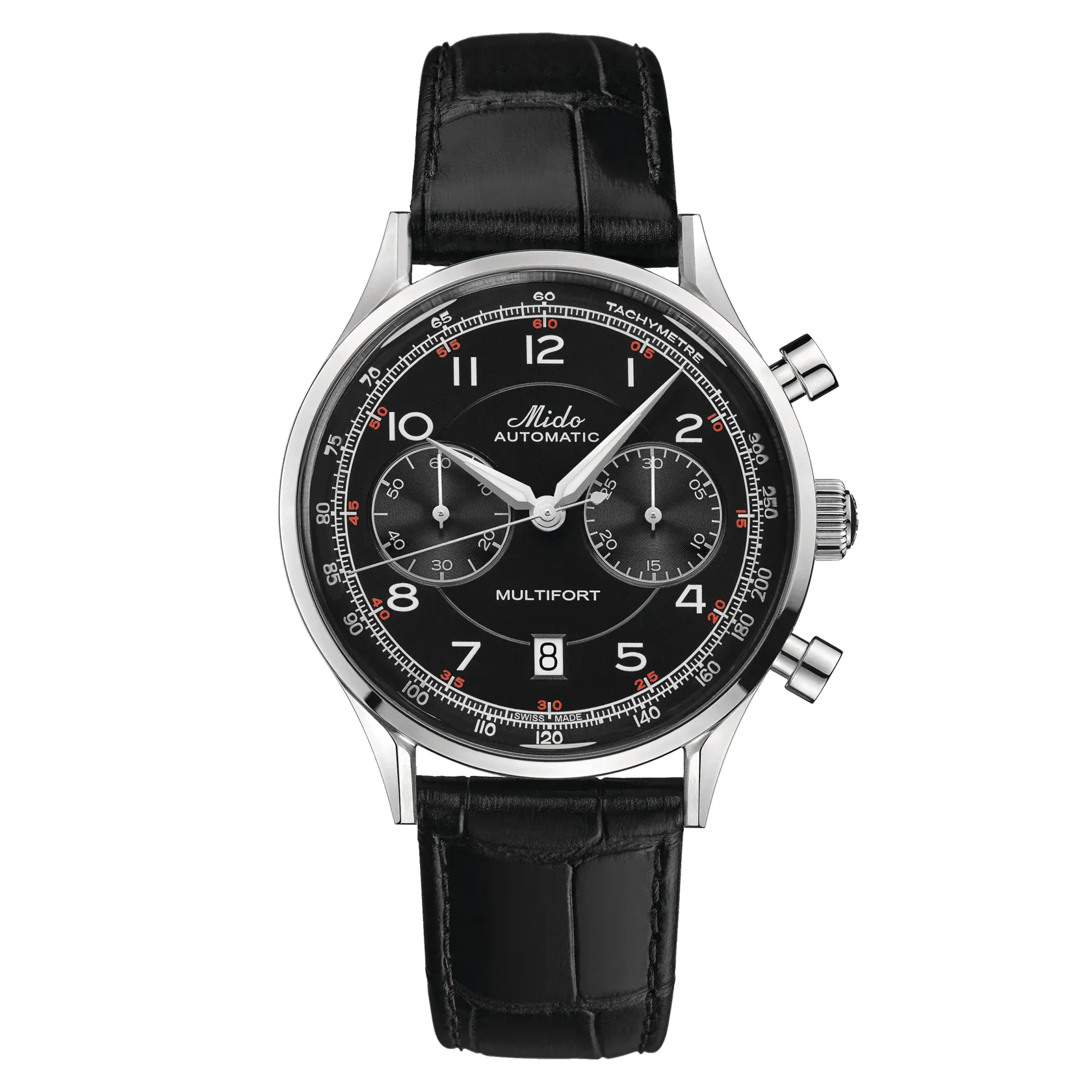Mido Multifort Patrimony Chronograph Black Dial Men's Watch M0404271605200