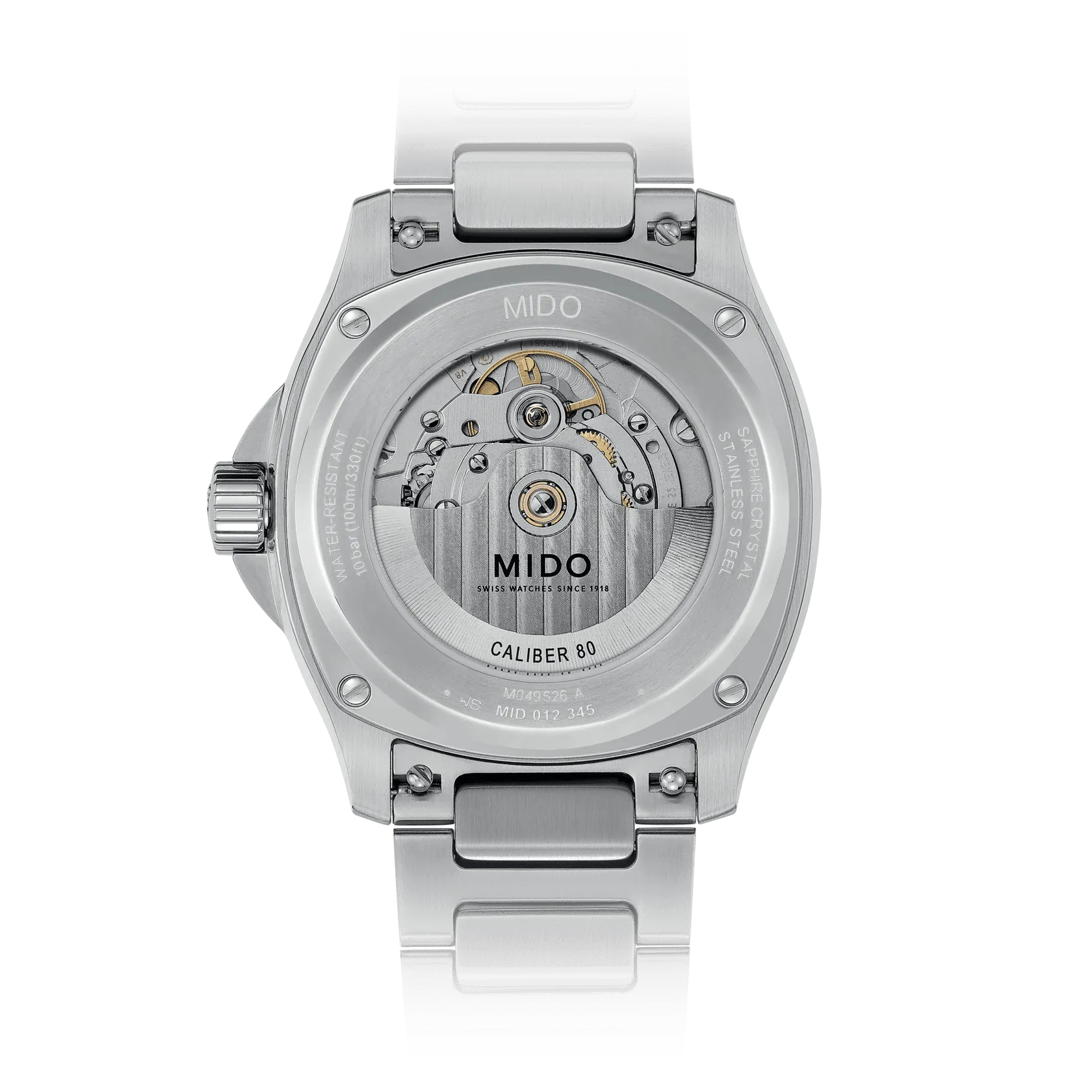 Mido Multifort TV Big Date Blue Dial Steel Men's Watch M0495261104100