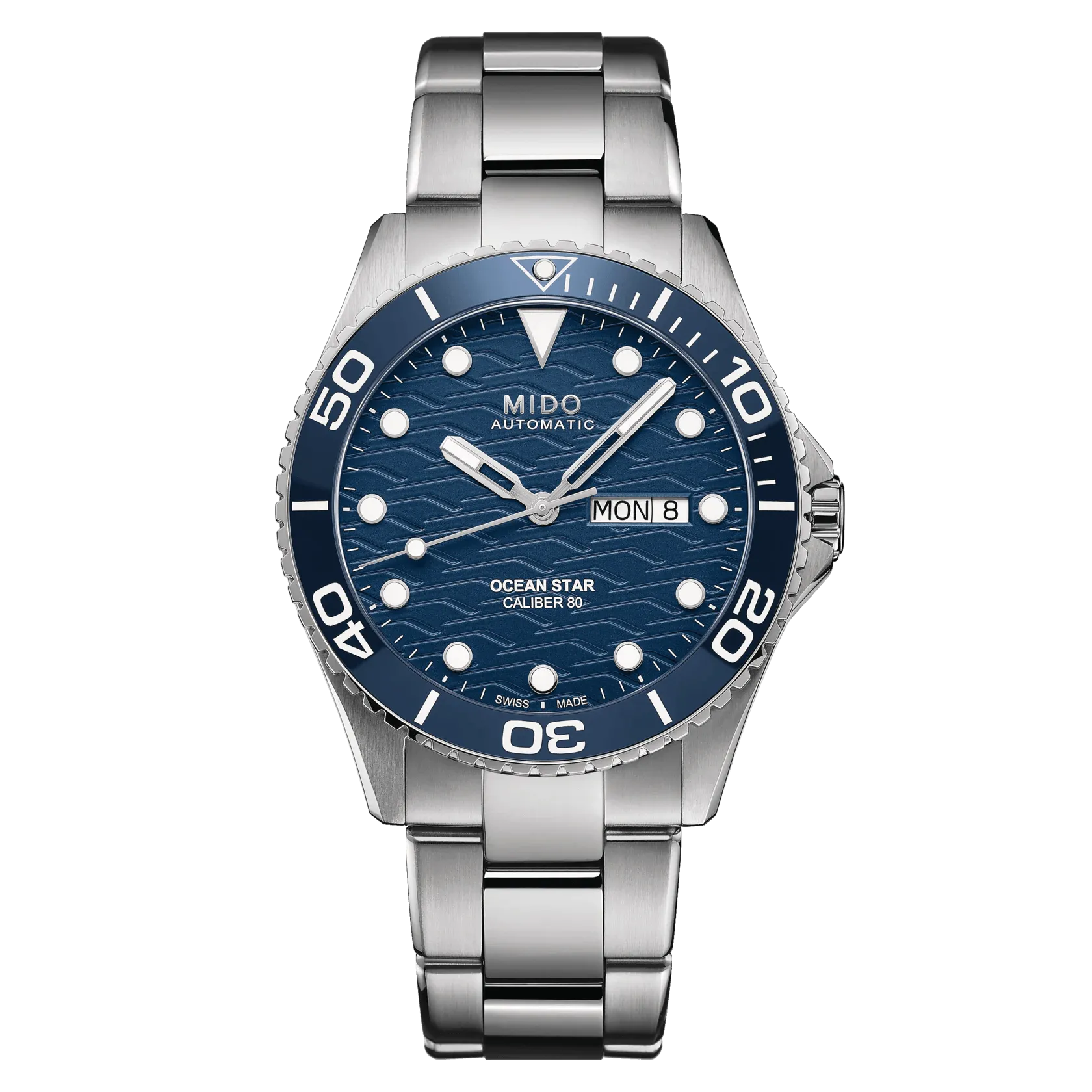 Mido Ocean Star 200C Blue Dial Stainless Steel Men's Watch M0424301104100