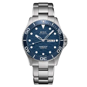 Mido Ocean Star 200C Blue Dial Stainless Steel Men's Watch M0424301104100