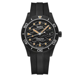 Mido Ocean Star 39mm Black PVD Steel Men's Watch M0269073705100