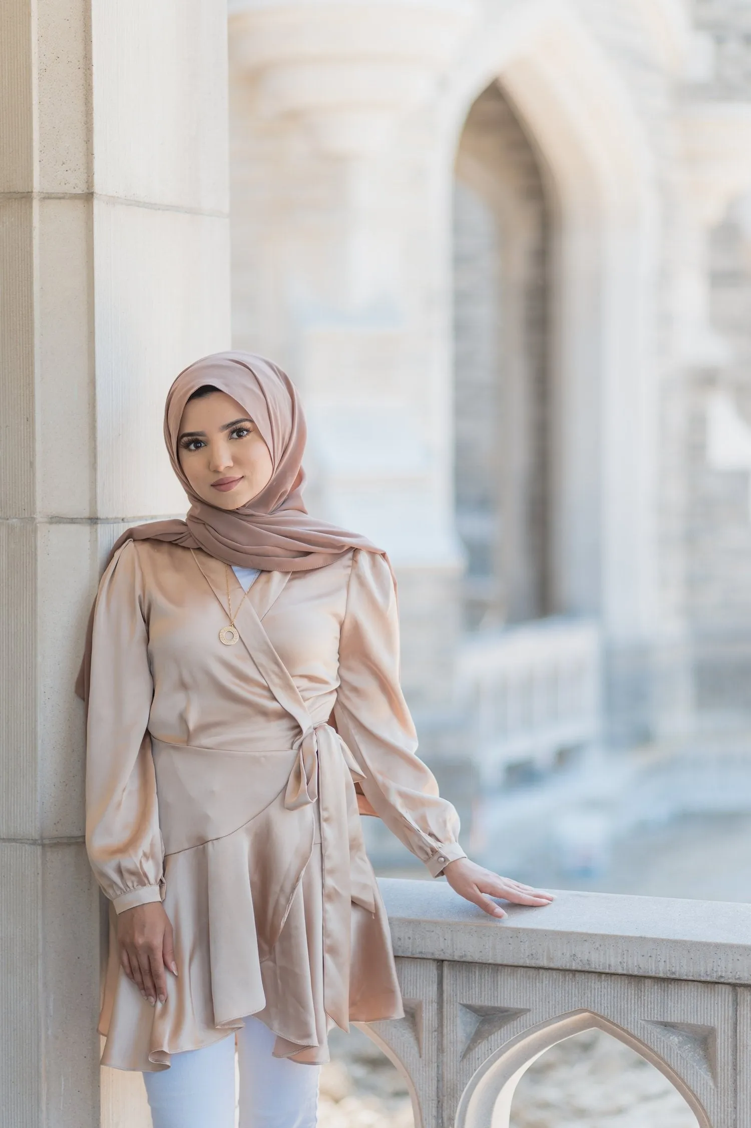Mila Wrap Tunic - Gold