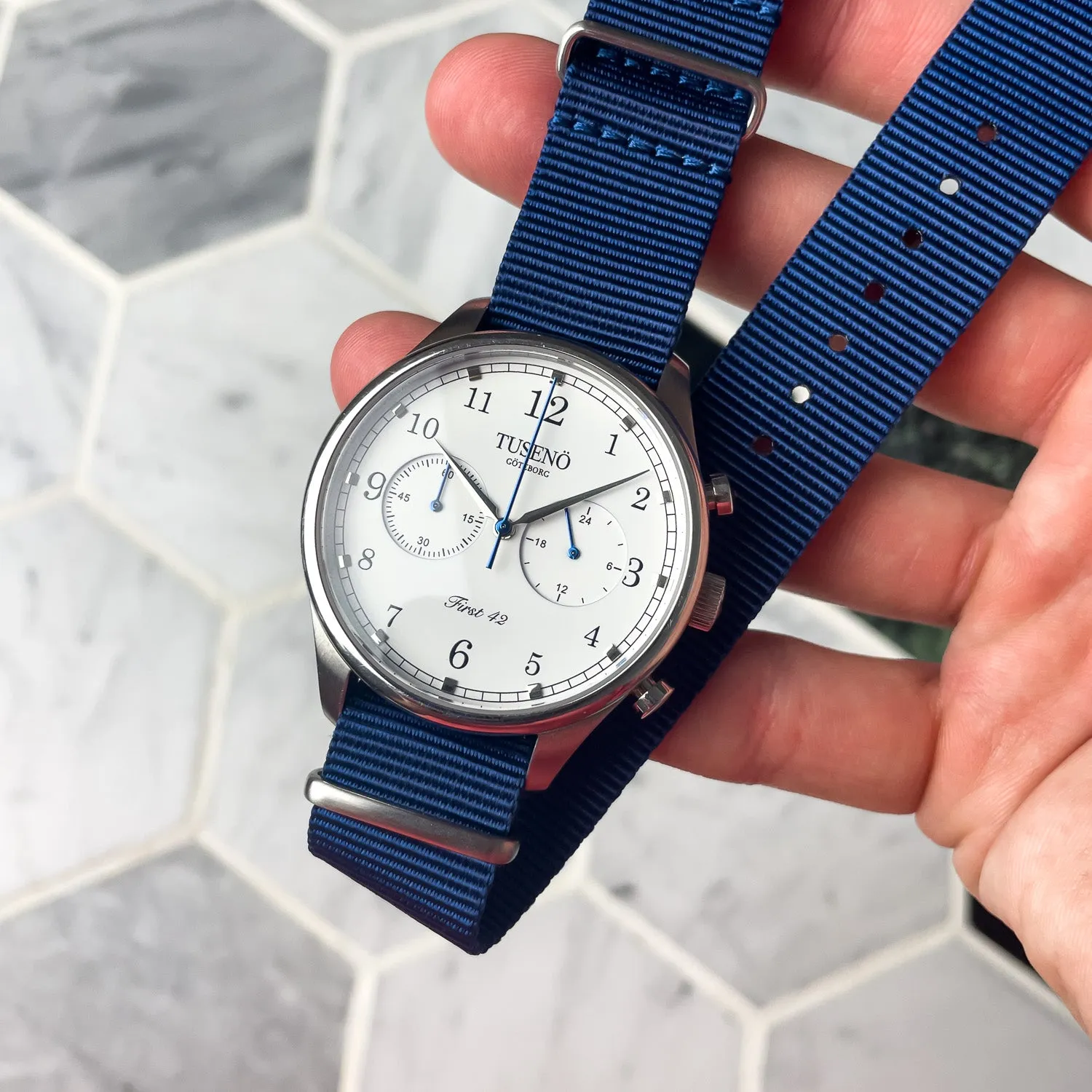 MILITARY NYLON STRAP – BLUE