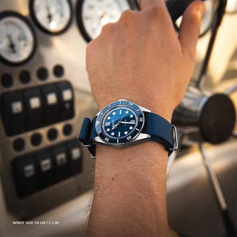 MILITARY NYLON STRAP – BLUE