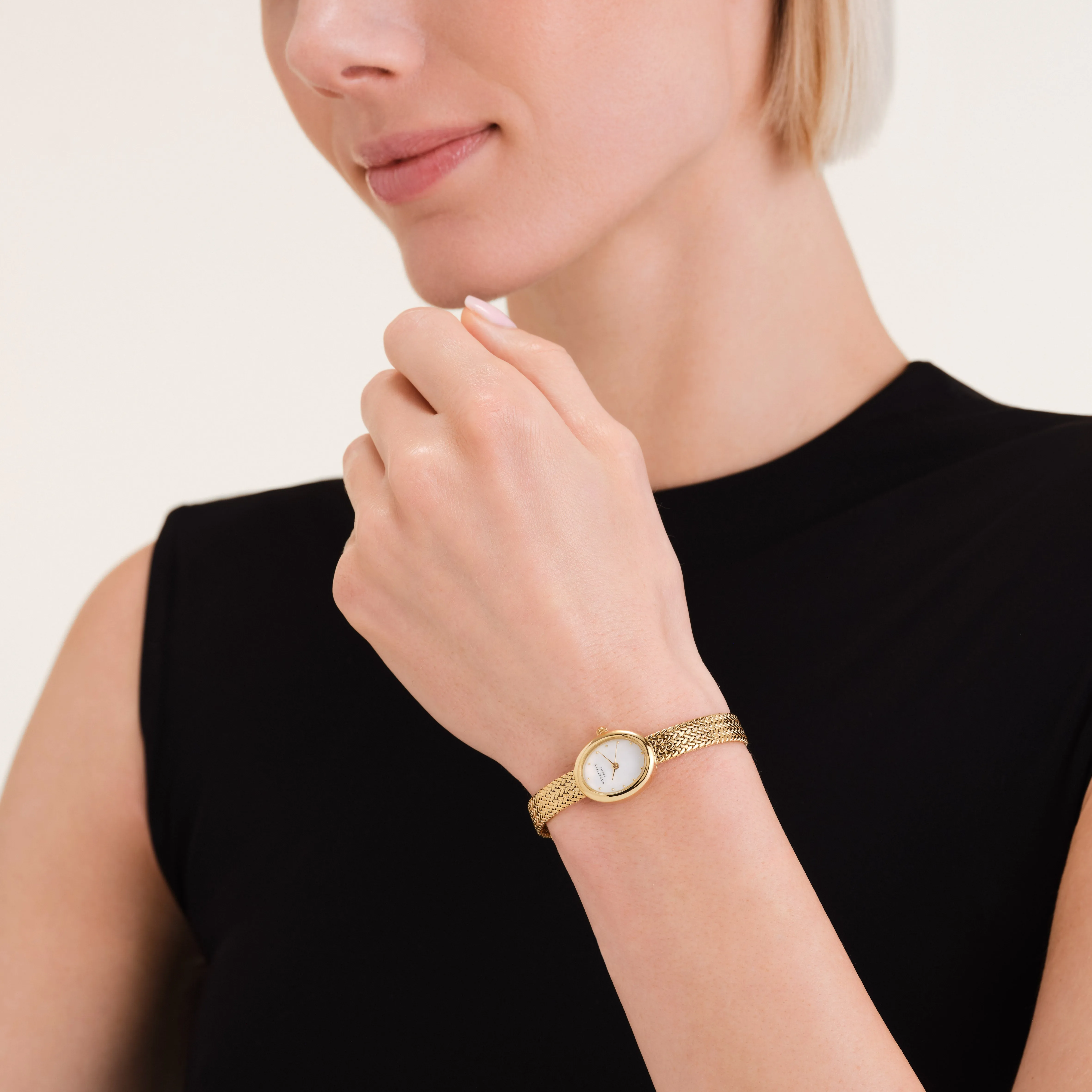 Mini Oval Gold - Engraved