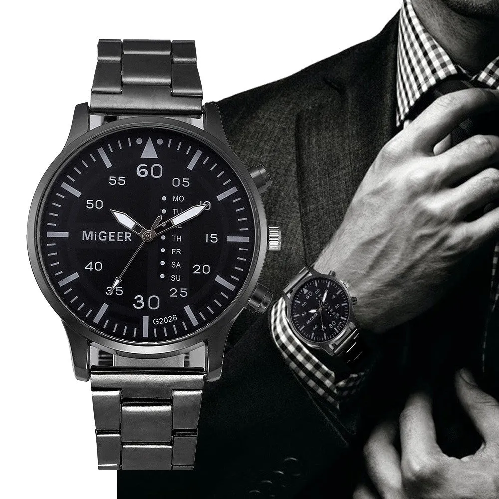 Minimalism Steel Band Casual  Wristwatch