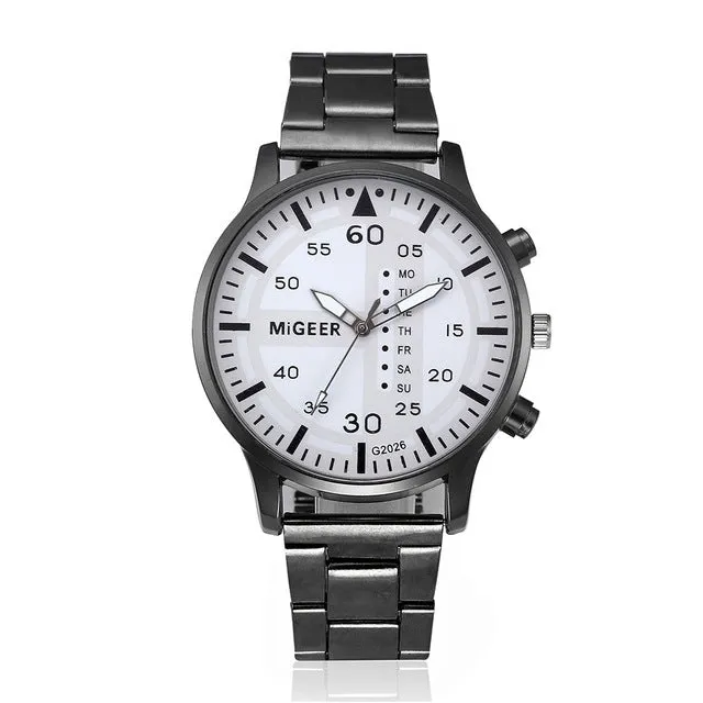 Minimalism Steel Band Casual  Wristwatch