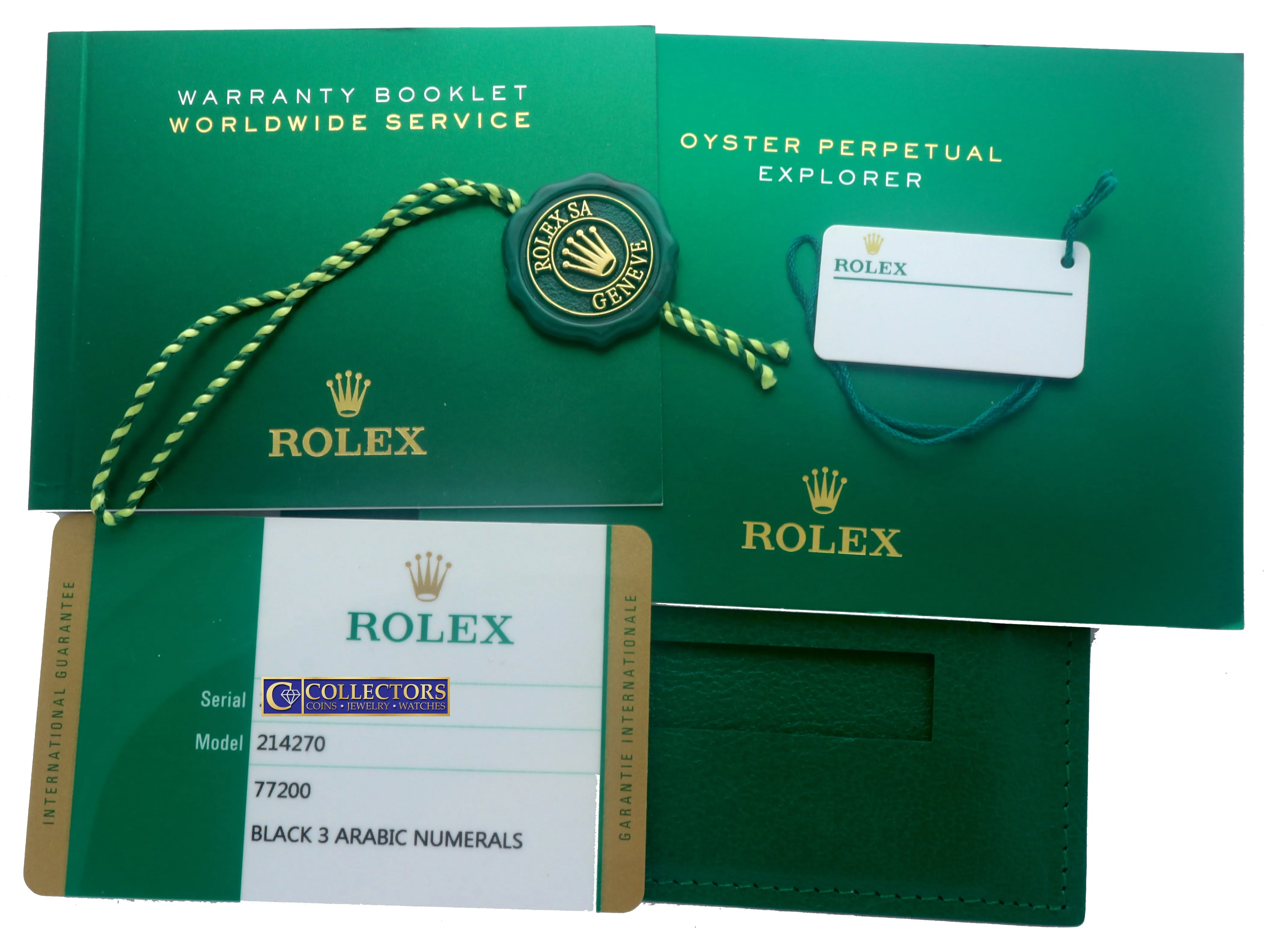 MINT 2017 Rolex Explorer I Black LUME 3-6-9 Mark II 214270 Stainless 39mm Oyster