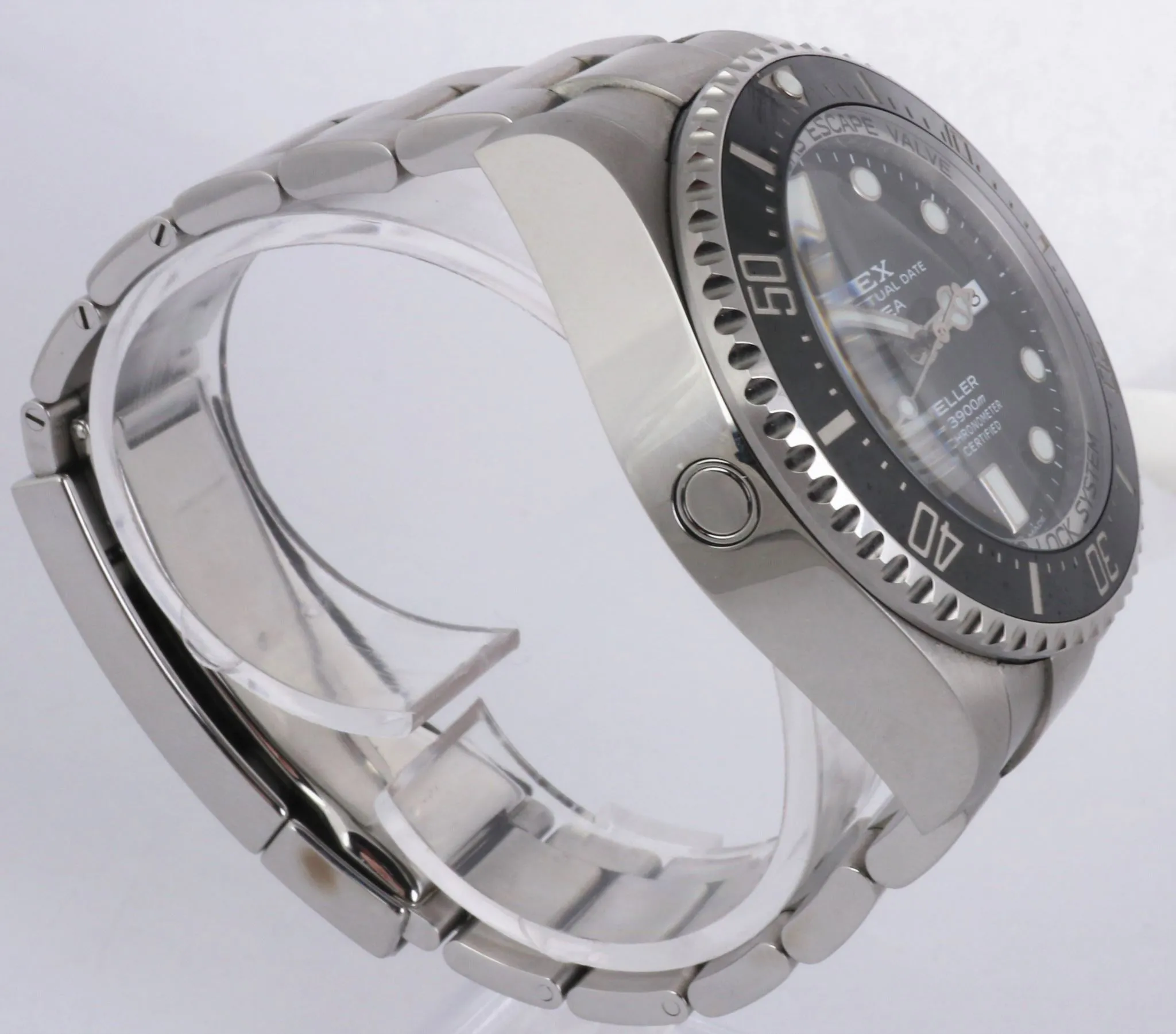 MINT 2020 Rolex Sea-Dweller Deepsea 126660 Stainless Steel 44mm Black Dive Watch