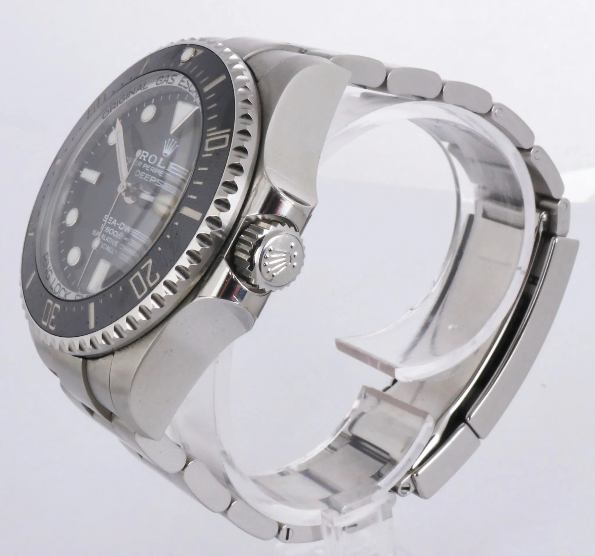 MINT 2020 Rolex Sea-Dweller Deepsea 126660 Stainless Steel 44mm Black Dive Watch