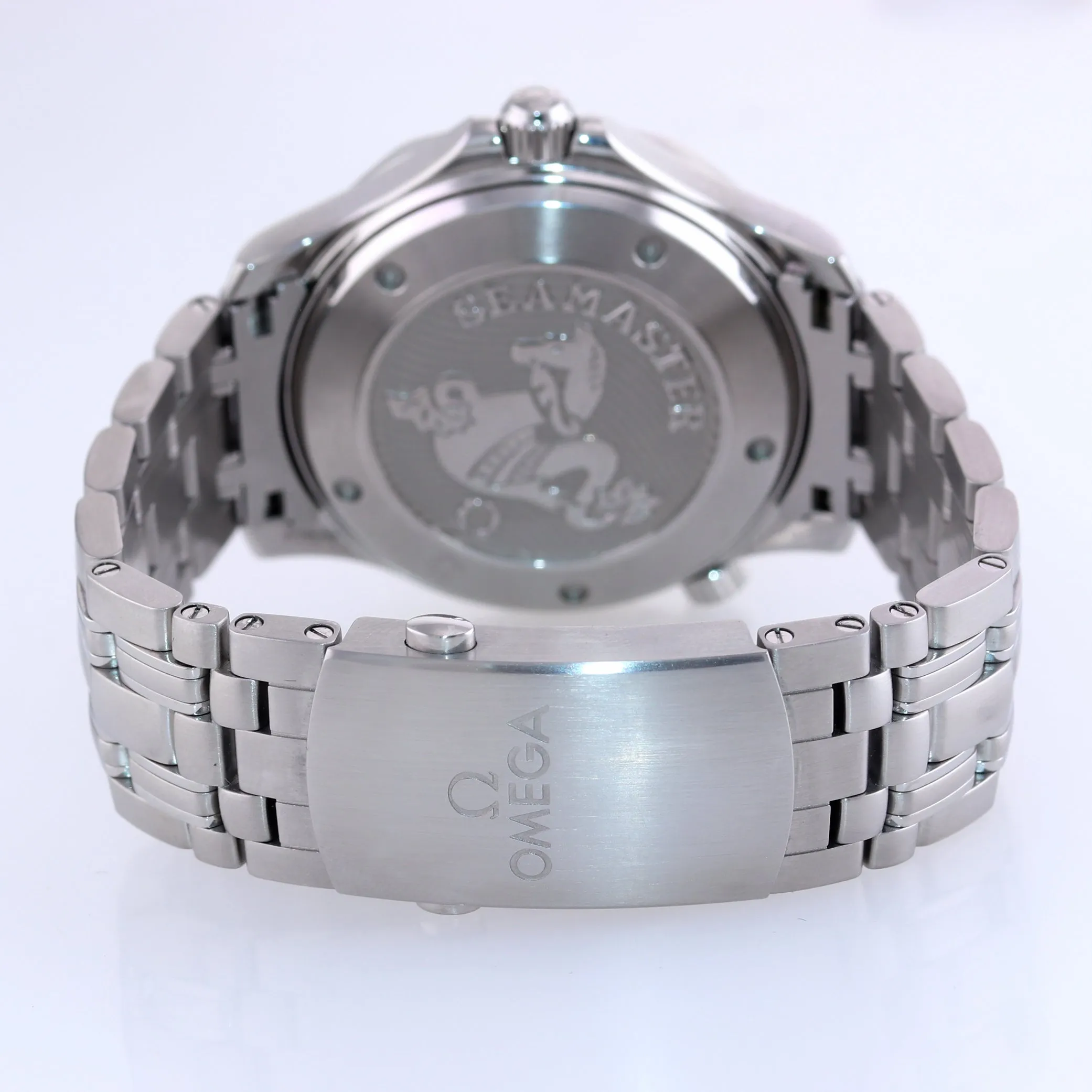MINT Omega Seamaster Black Co-Axial 300M 212.30.41.20.01.003 41mm Date Watch Box