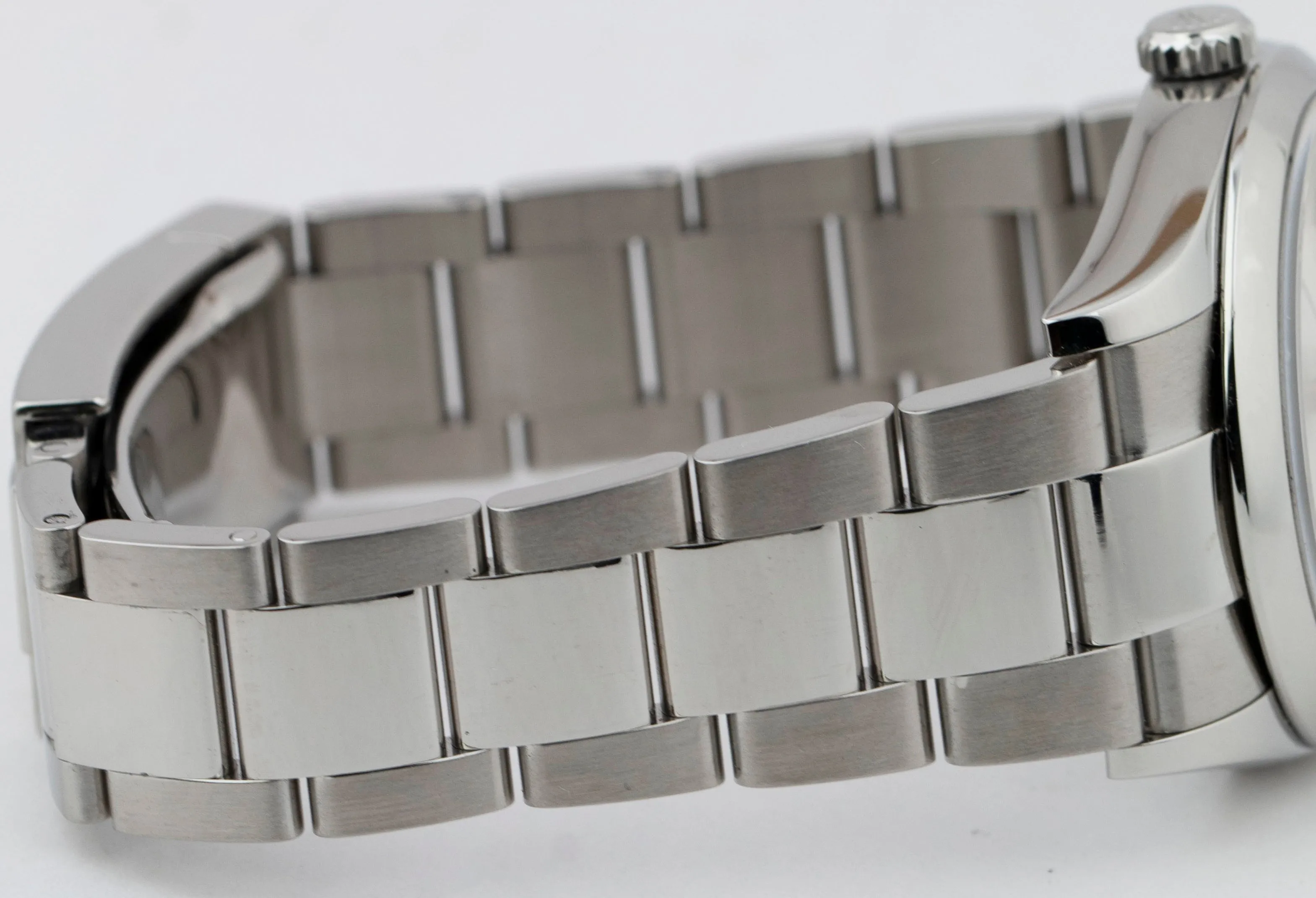 MINT Rolex DateJust 36mm Silver Stainless Steel Smooth Bezel Oyster Watch 126200