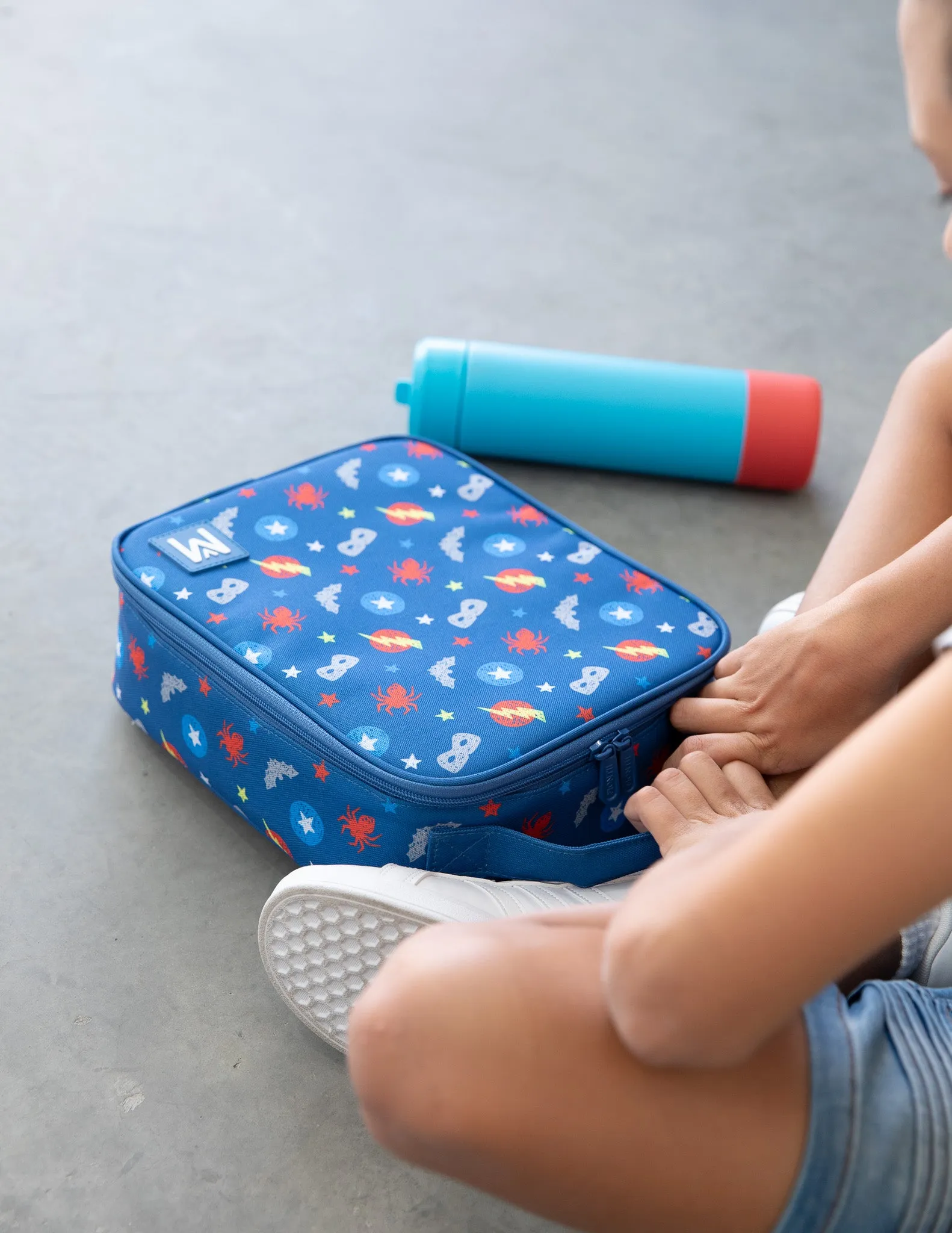 Montiico Large Insulated Lunch Bag - Superhero