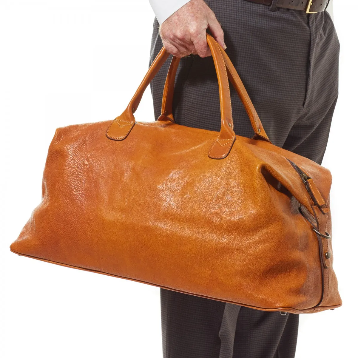 Moore and Giles Benedict Weekend Bag in Modern Saddle