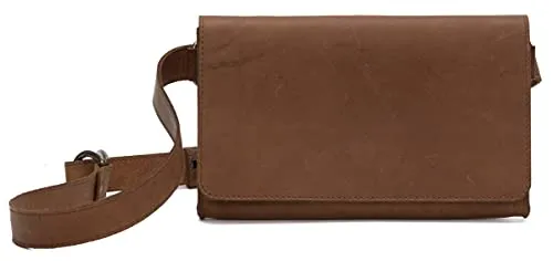Moore and Giles Reclaimed Leather Heirloom Oak Hip Bag