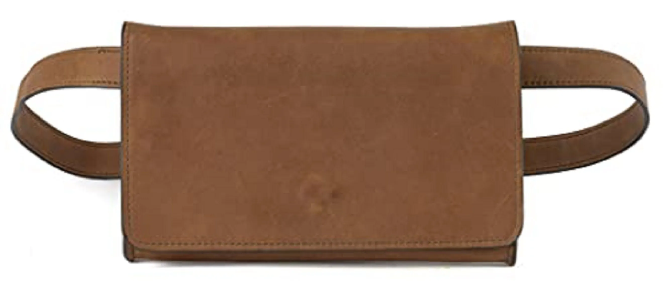 Moore and Giles Reclaimed Leather Heirloom Oak Hip Bag