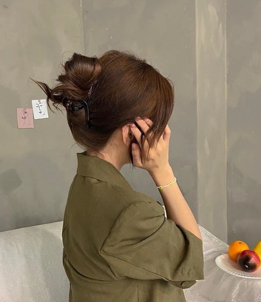 Morandi Color Hair Claw Clip
