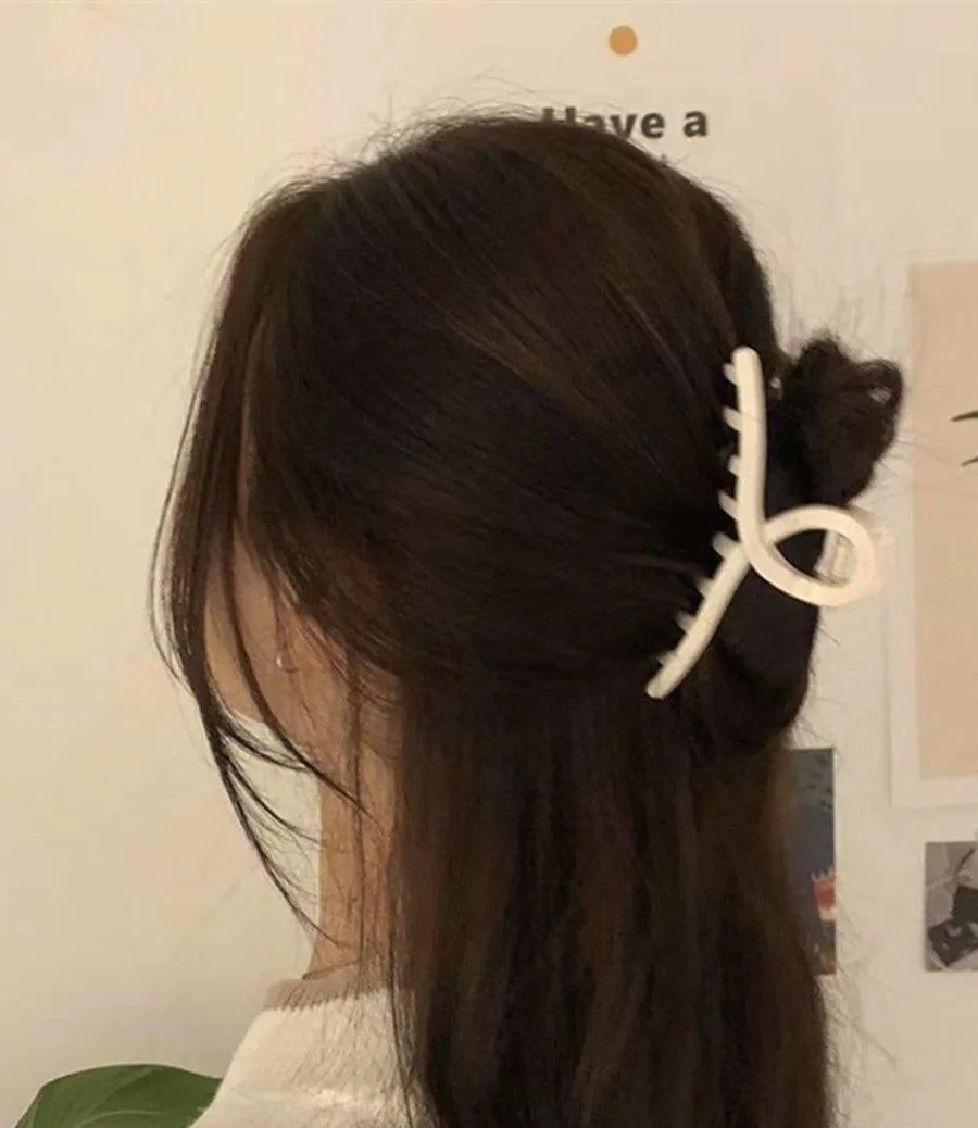 Morandi Color Hair Claw Clip