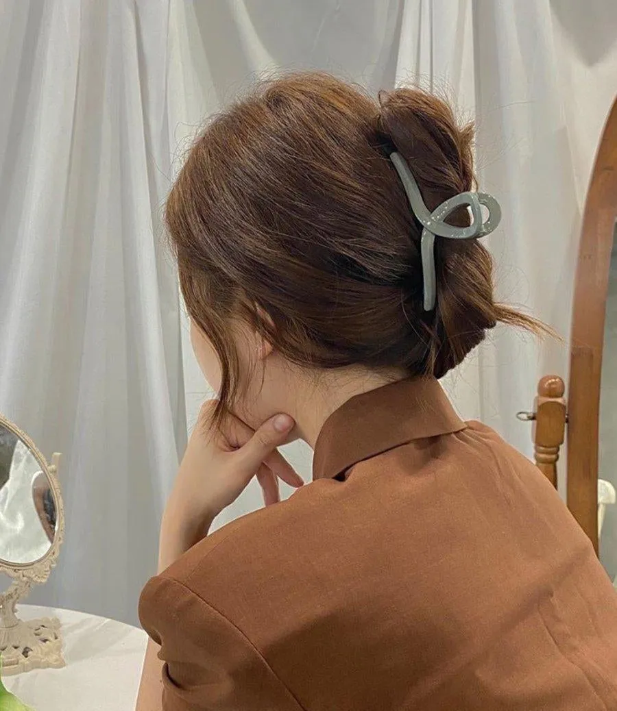 Morandi Color Hair Claw Clip