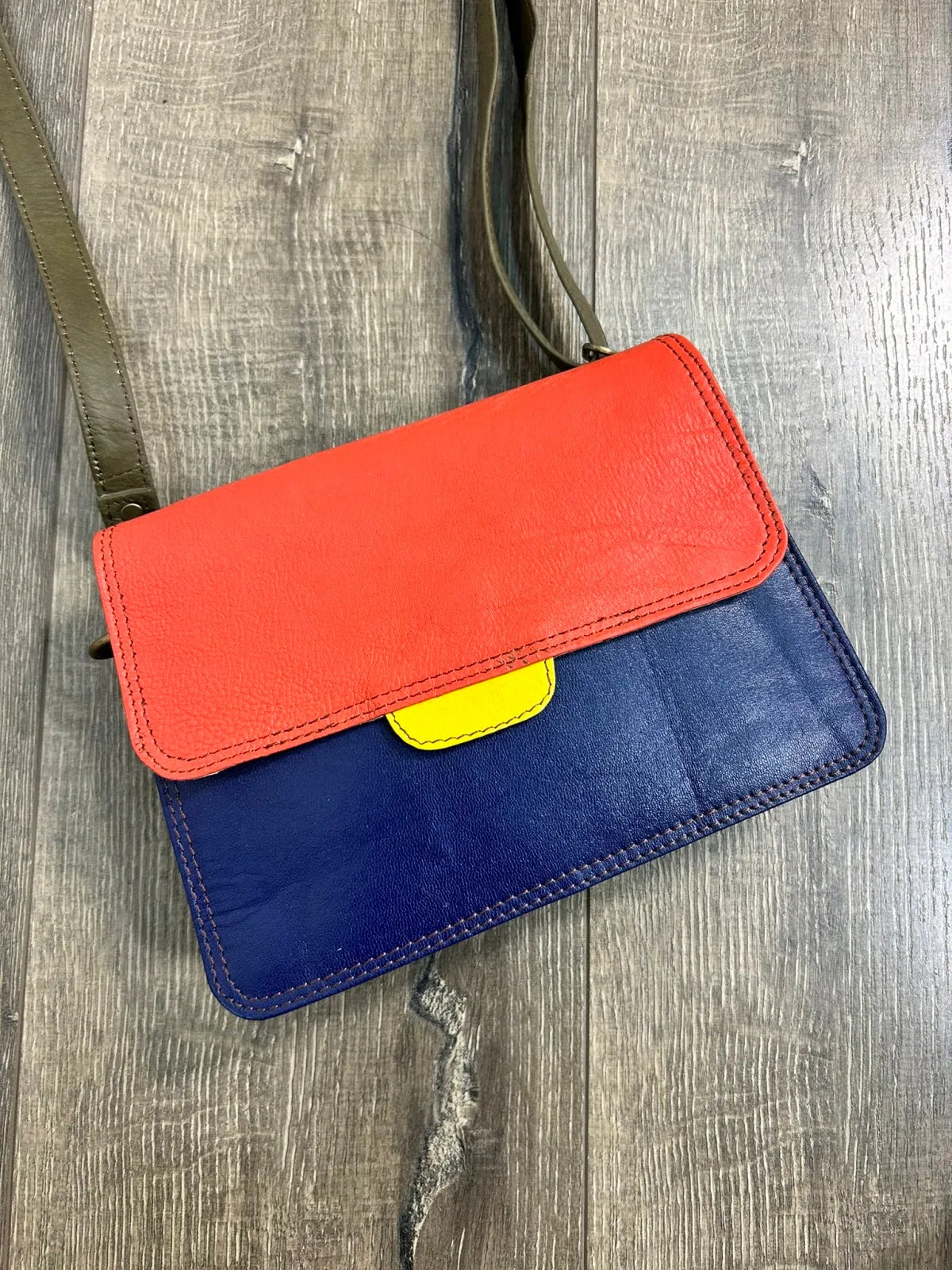 Multi Leather Small Bag