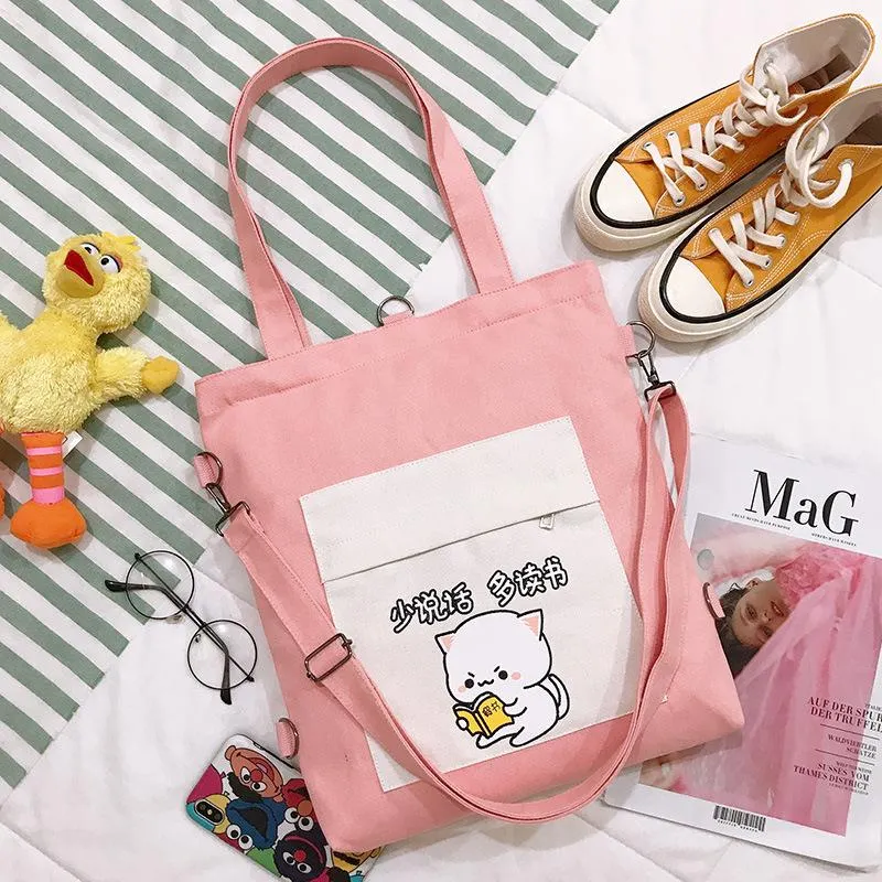 Multi-purpose Cat Learning Tote Bag