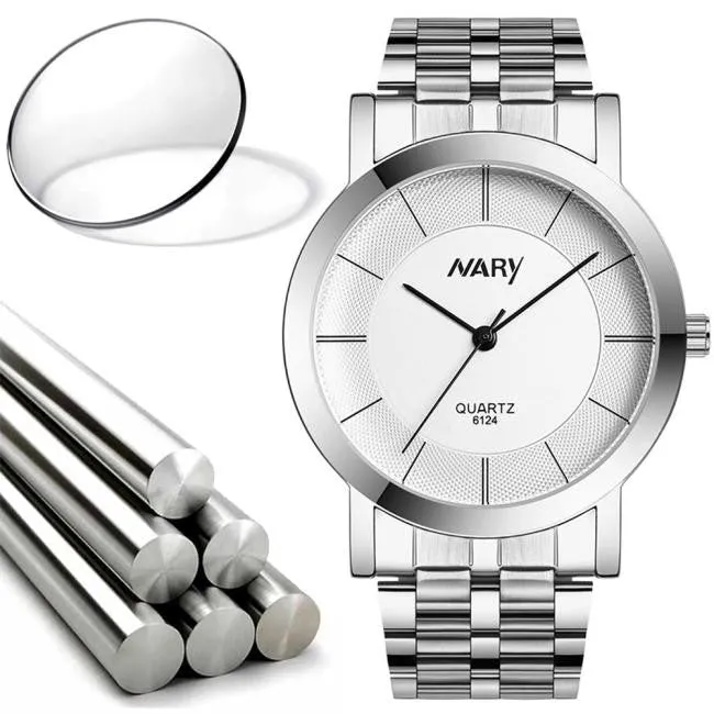 NARY Luxury Womens Stainless Watch