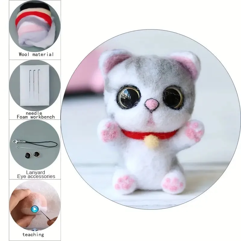 Needle Felt Starter Kit Cat