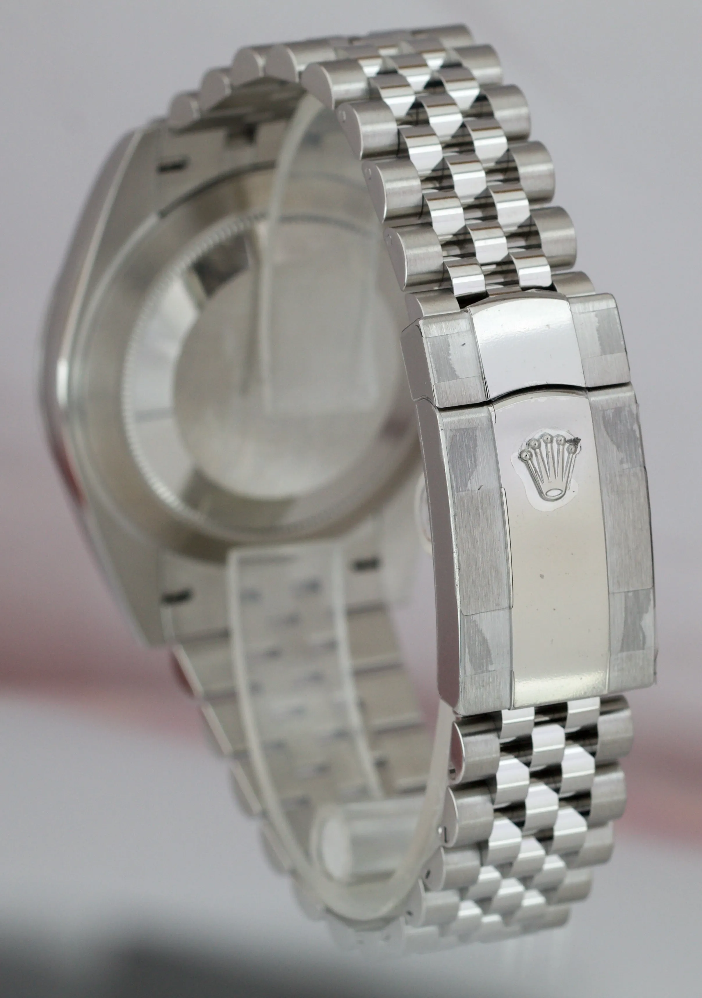 NEW 2020 Rolex DateJust 41mm BLACK Stick JUBILEE Stainless Steel Watch 126300