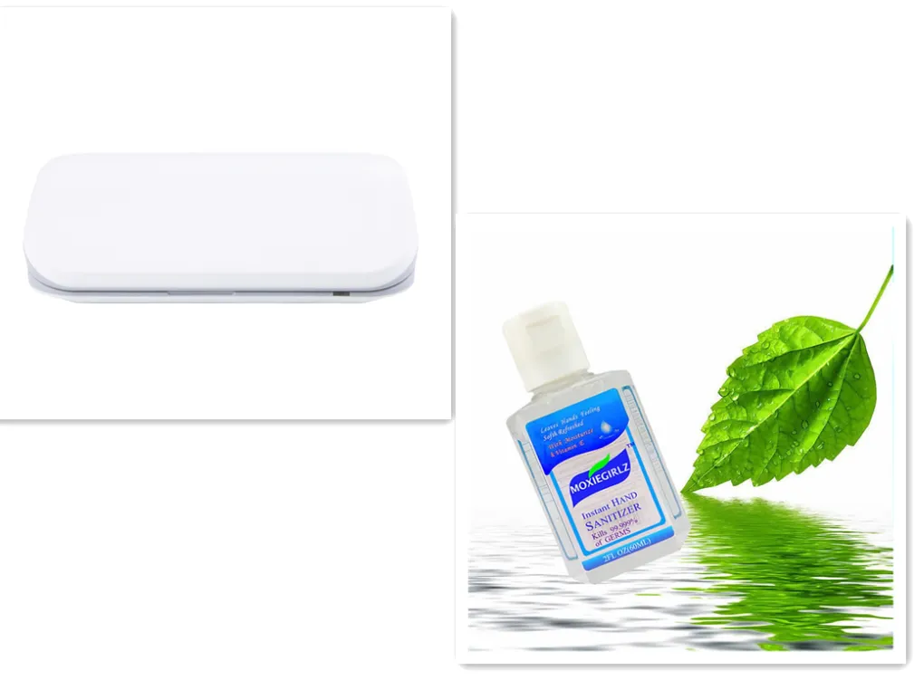 New 5V Double UV Phone Sterilizer Box Jewelry Phones Cleaner