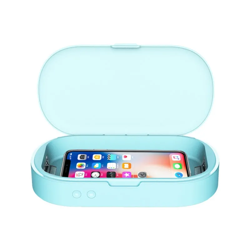 New 5V Double UV Phone Sterilizer Box Jewelry Phones Cleaner