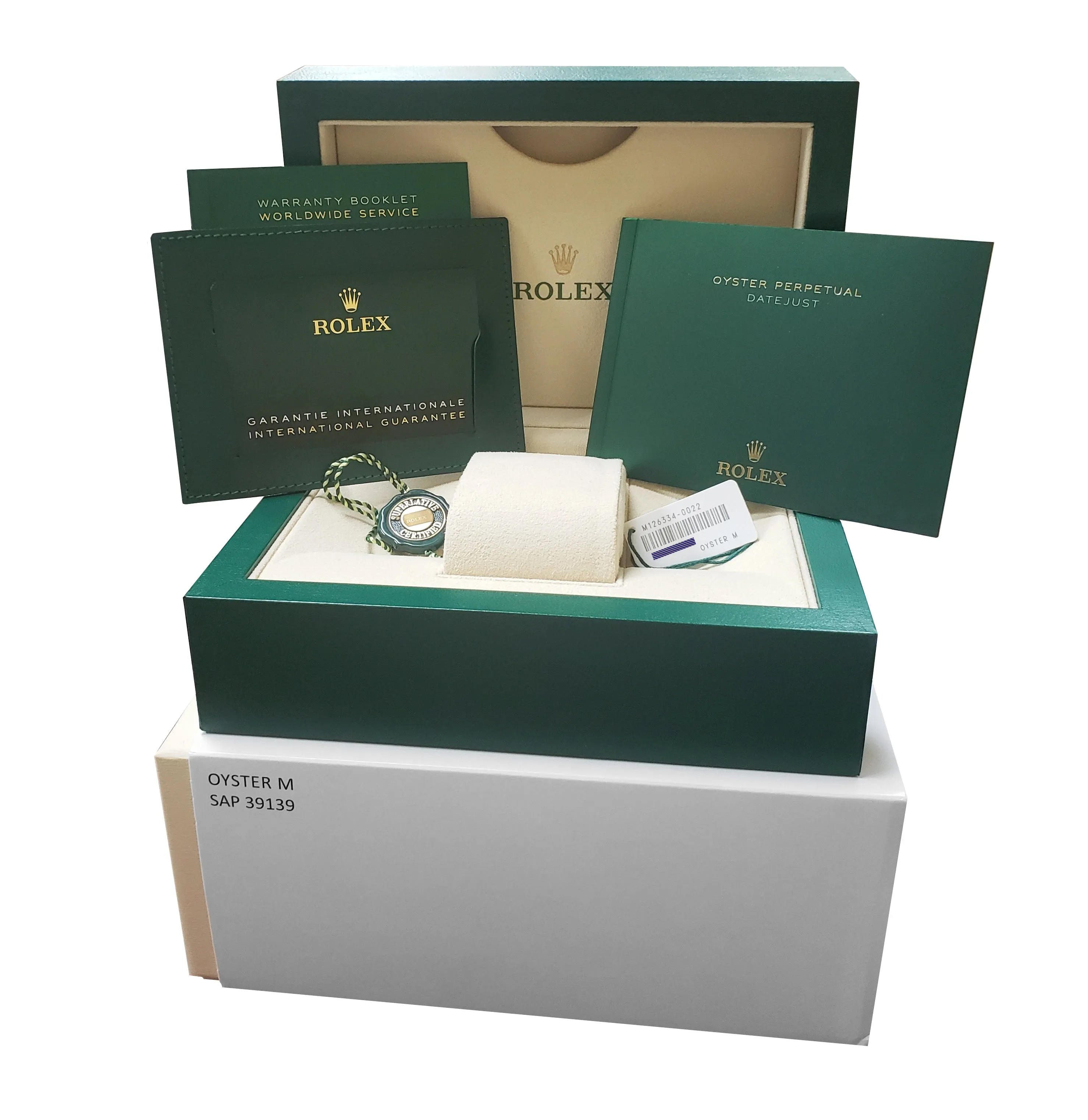 NEW APRIL 2022 Rolex DateJust 41 Wimbledon Fluted Stainless Watch Jubilee 126334